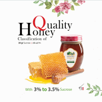 عسل با خلوص(3.5% )شکر  (sucroes) تولید سال1400(2021)